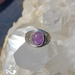Anillo de Plata y Amatista